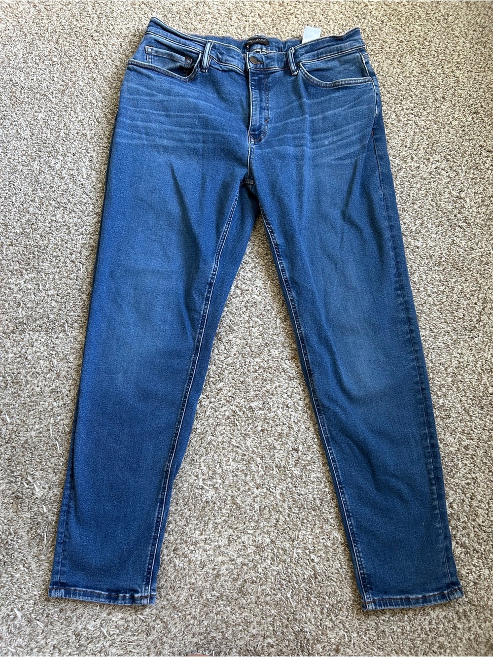 Banana Republic Tapered Fit Jeans Stretch Comfy Casual 36 X 32 Fall Denim